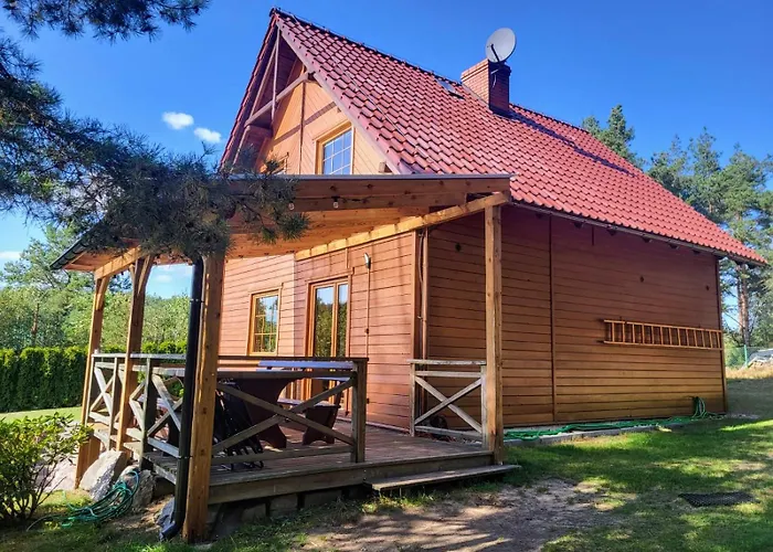 וילה Kaszubskie Zacisze Dom Nad Jeziorem, Sauna, Balia Ogrodowa